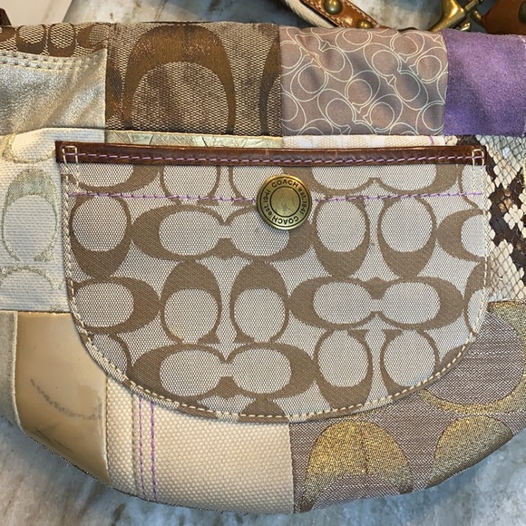 Coach patchwork pattern purse - Picture 9 of 10